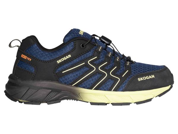 SKOGAN SKO-Runner Leichtwanderschuh mit wasserdichter Membrane navy/lime 